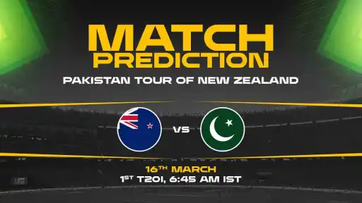 NZ vs PAK Today Match Prediction – Who Will Win? | 1st T20I, Preview & Analysis